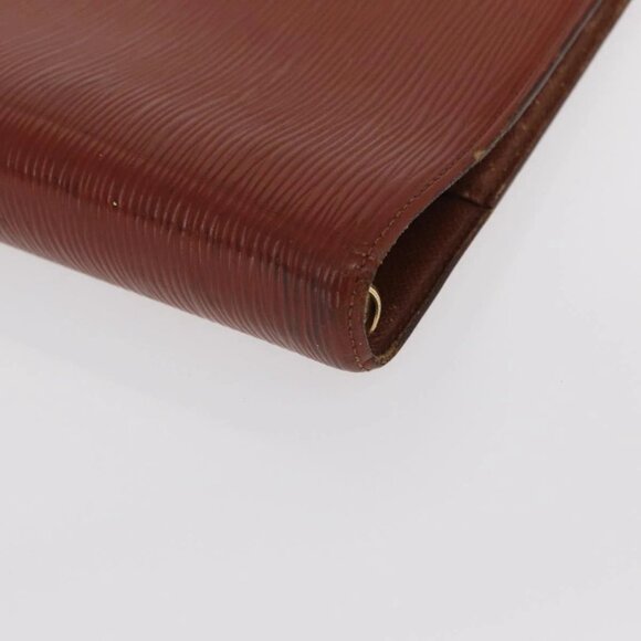 Louis Vuitton Red Organizers & Day Planners for Women for  LOUIS VUITTON Epi Agenda Day Planner Cover 2 Set Red Brown LV Auth 151146